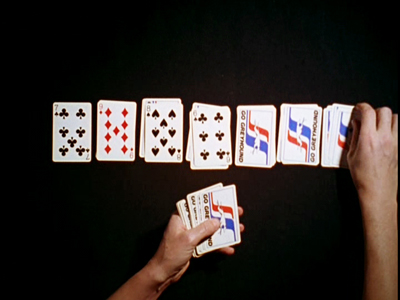 Su Friedrich: Playing solitaire in “Rules of the Road”, #1